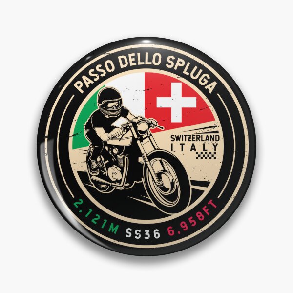 Item preview, Passo Dello Spluga | Italy | Switzerland | Motorcycle designed and sold by KrisSidDesigns.