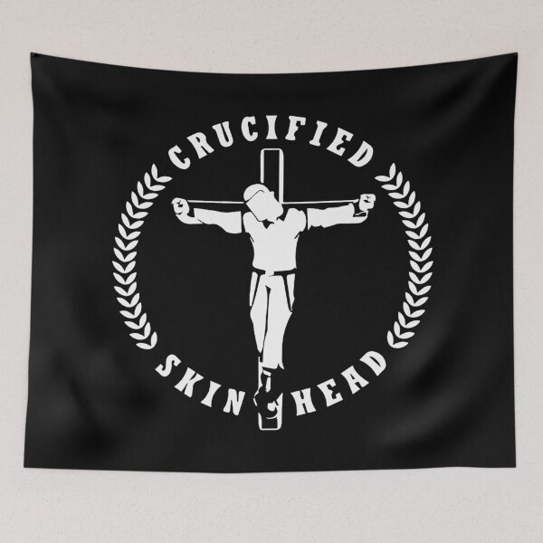 Item preview, Crucified Skinhead designed and sold by bonitaeudora.