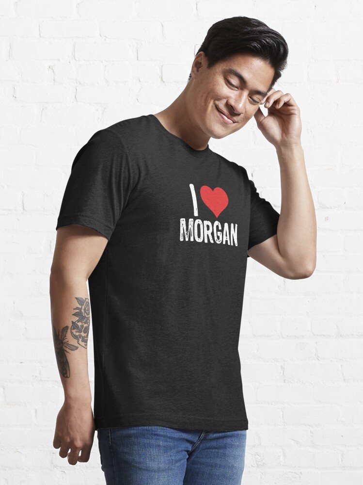 Morgan Man Myth Fishing Legend Personalized Name T-Shirt
