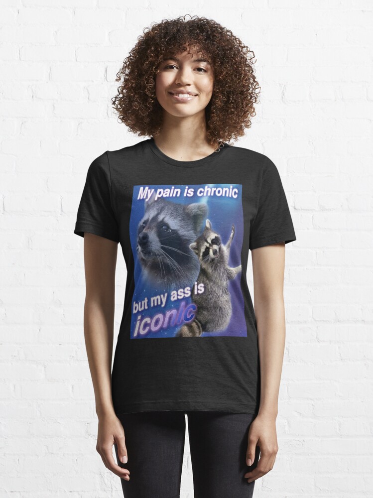 My Pain Is Chronic, But My Ass Is Iconic Shirt, Opossums T-shirt TE3684