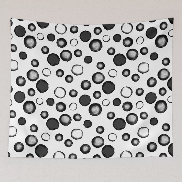 Item preview, Circ de Bubble - Black on White designed and sold by Odsy.