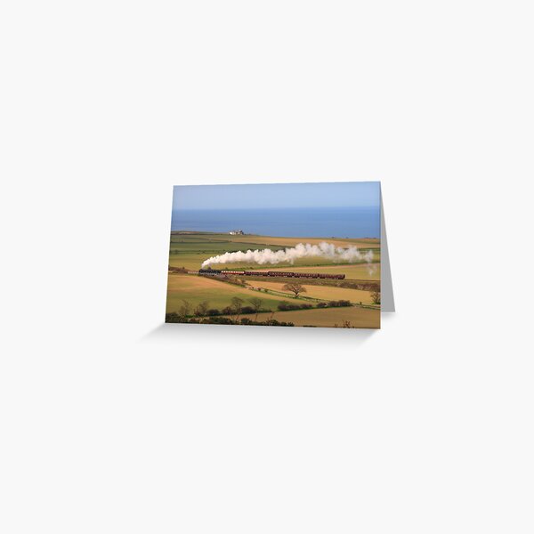 North Norfolk Landscape & Railway (3581) Greeting Card