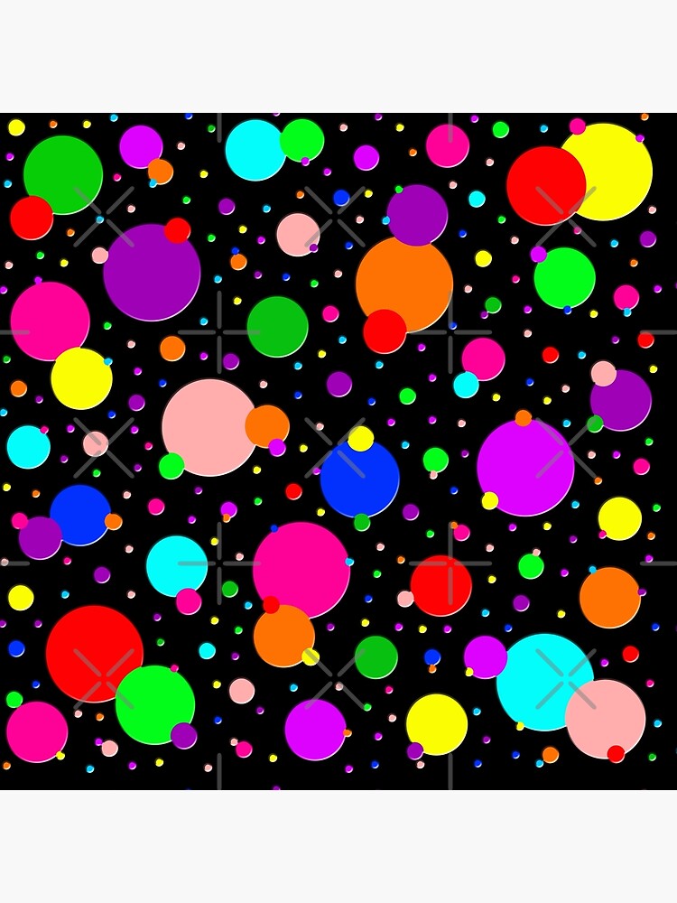 Rainbow Polka Dot Invitation - Polka Dot Birthday Invitation
