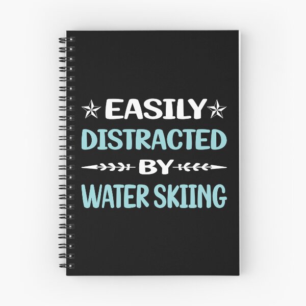 Item preview, Funny Easily Distracted Water Skiing designed and sold by robinnacallanyi.