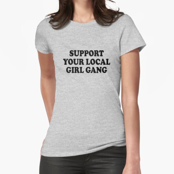 Support Your Local Girl Gang Tank Top - Black - Girl Gang Garage