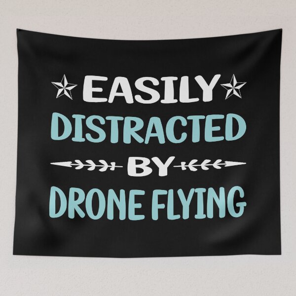 Item preview, Funny Easily Distracted Drone Flying designed and sold by robinnacallanyi.