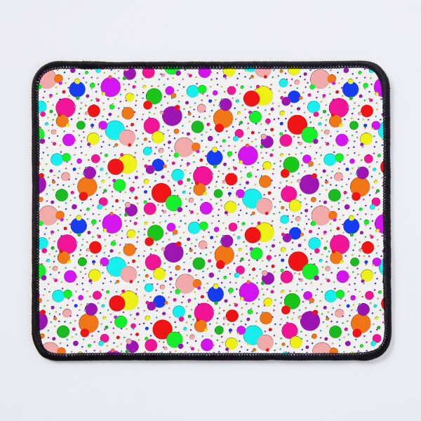 Item preview, Multi Size Rainbow Polka Dots, Choose Your Own Background, Large Sized Repeating Pattern designed and sold by Nicolette Olivier.
