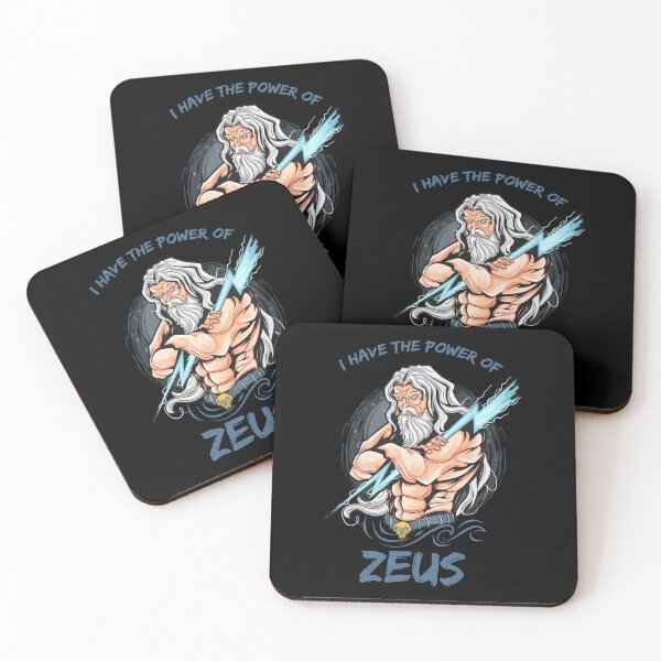 Item preview, I Have The Power Of Zeus - A drawing of Zeus with the saying I Have The Power Of Zeus designed and sold by velisani.