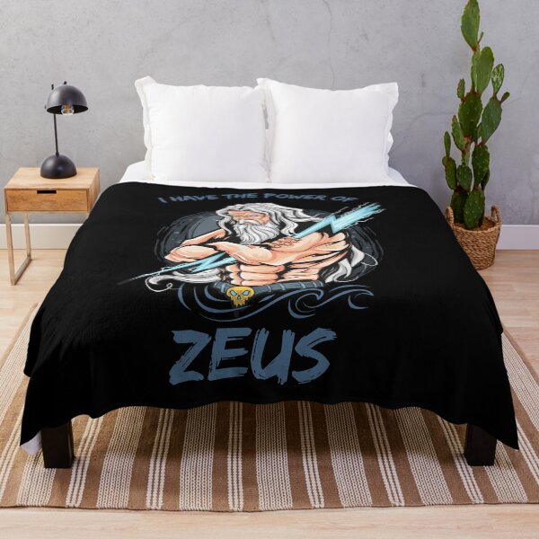 Item preview, I Have The Power Of Zeus - A drawing of Zeus with the saying I Have The Power Of Zeus designed and sold by velisani.