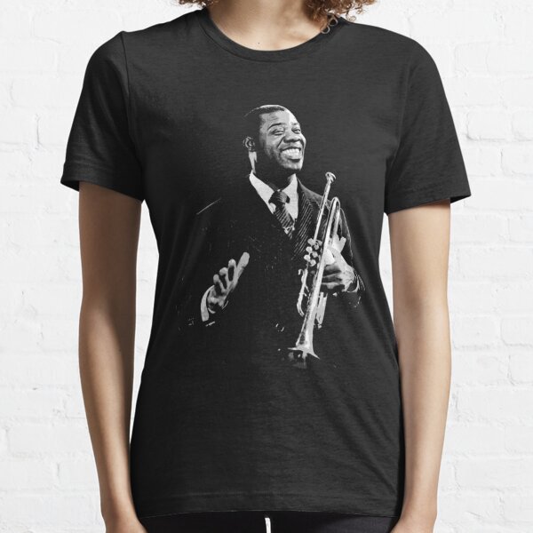 New Louis Armstrong Website T-Shirt sweat shirts plain t-shirt oversized t  shirt men - AliExpress