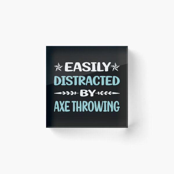 Item preview, Funny Easily Distracted Axe Throwing designed and sold by robinnacallanyi.