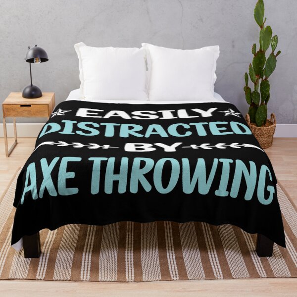 Item preview, Funny Easily Distracted Axe Throwing designed and sold by robinnacallanyi.
