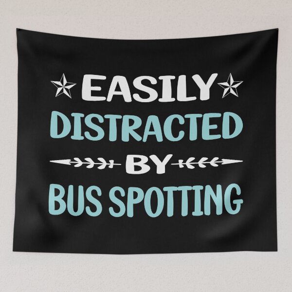 Item preview, Funny Easily Distracted Bus Spotting Spotter designed and sold by robinnacallanyi.