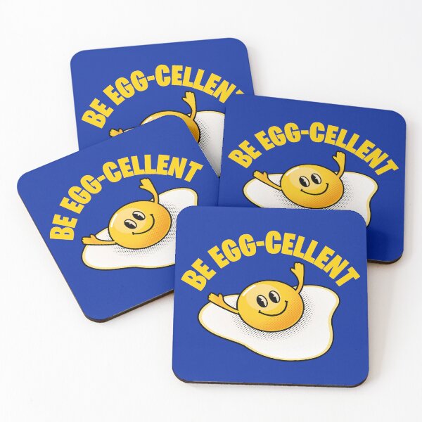 Item preview, Be egg-cellent - funny Food Puns designed and sold by retrippy.
