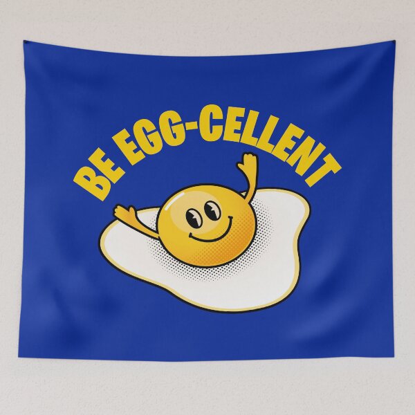 Item preview, Be egg-cellent - funny Food Puns designed and sold by retrippy.