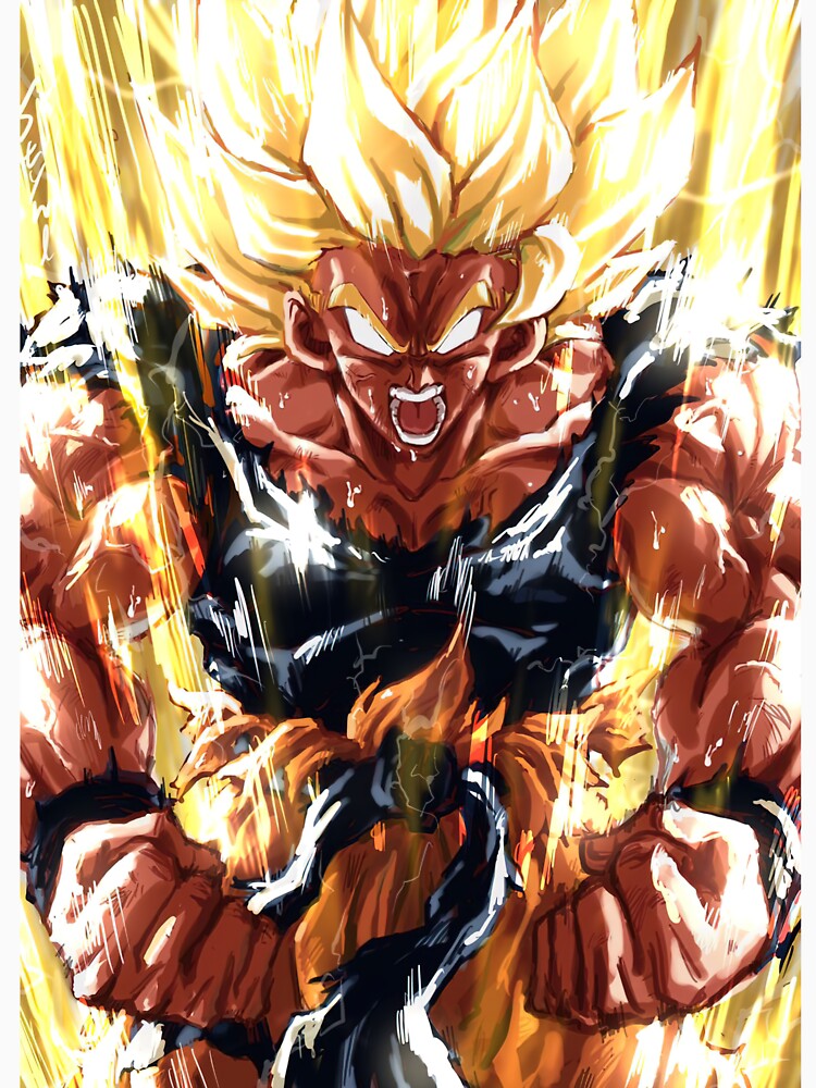 Super Saiyan Goku - First Time Going Super Saiyan Manga Version