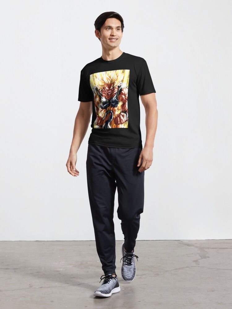 Dragon Ball Z Goku Character and Logo Men's Black Joggers