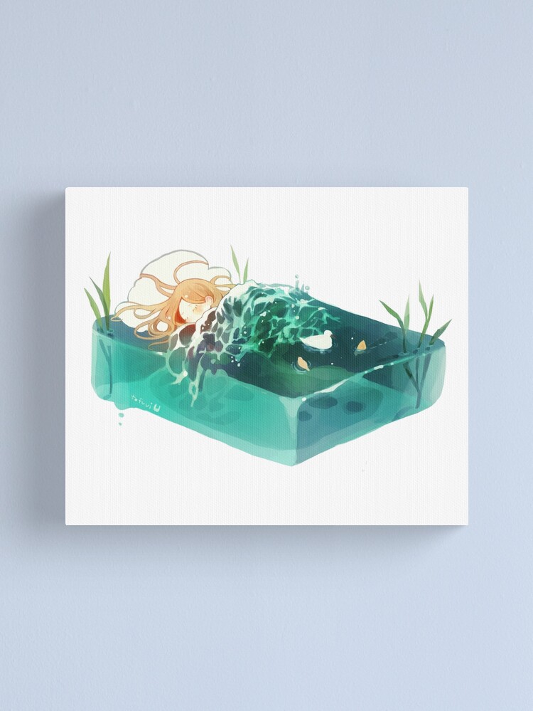 Alternate view of water's lull. Canvas Print