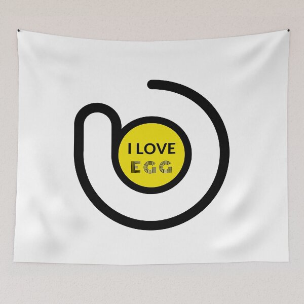 Item preview, I LOVE EGG  / ART EVERY DAY designed and sold by sala1.