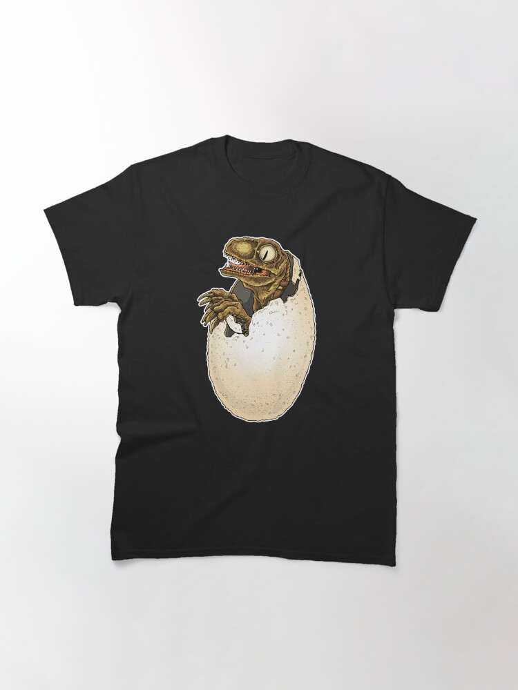 Thumbnail 3 of 7, Classic T-Shirt, Hatching Raptor designed and sold by BertoMedia.