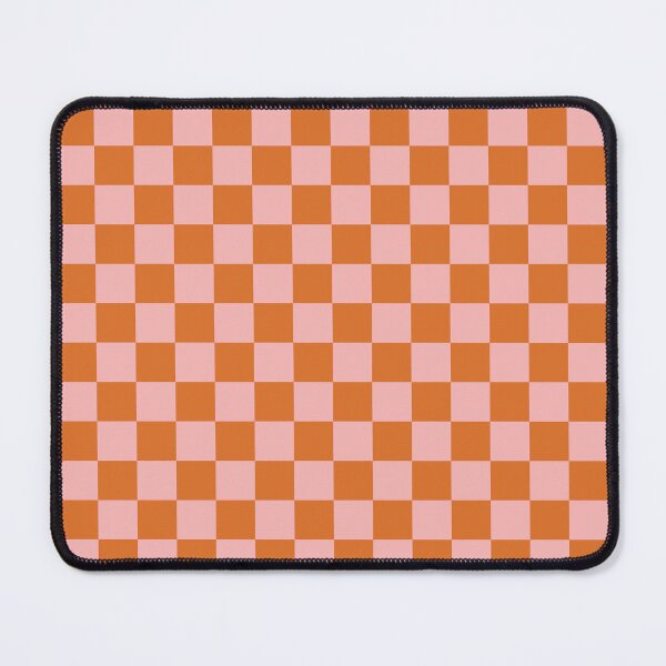 Item preview, Checkerboard Mini Check Pattern in Orange and Pink designed and sold by kierkegaard.