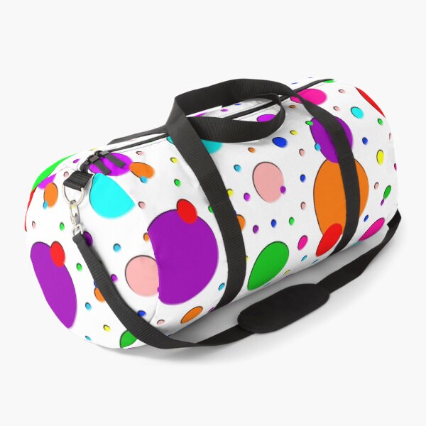 Item preview, Multi Size Rainbow Polka Dots, Choose Your Own Background, Large Sized Non-Repeating Image designed and sold by Nicolette Olivier.