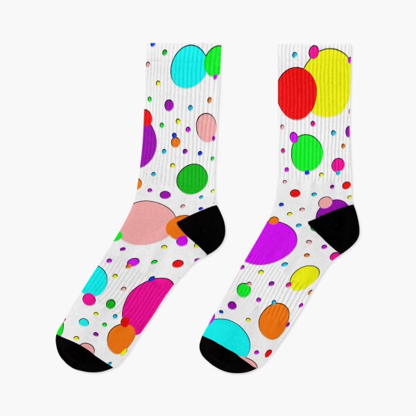 Item preview, Multi Size Rainbow Polka Dots, Choose Your Own Background, Large Sized Non-Repeating Image designed and sold by Nicolette Olivier.