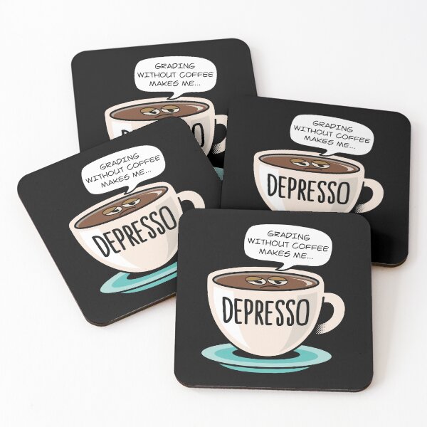 Item preview, coffee is a necessity, Depresso designed and sold by retrippy.