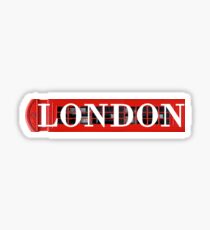 "London" Phone Booth Graphic Sticker