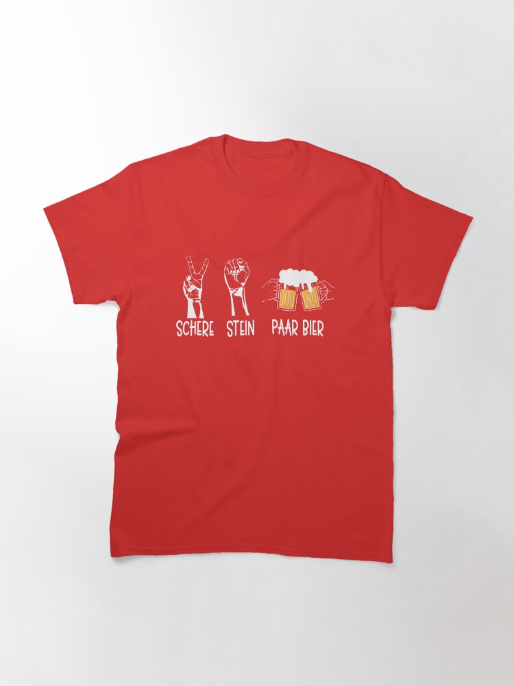 SCHERE STEIN PAAR BIER Mallorca Malle Party T-Shirt