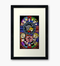 Fullmetal Alchemist Stained Glass Framed Print