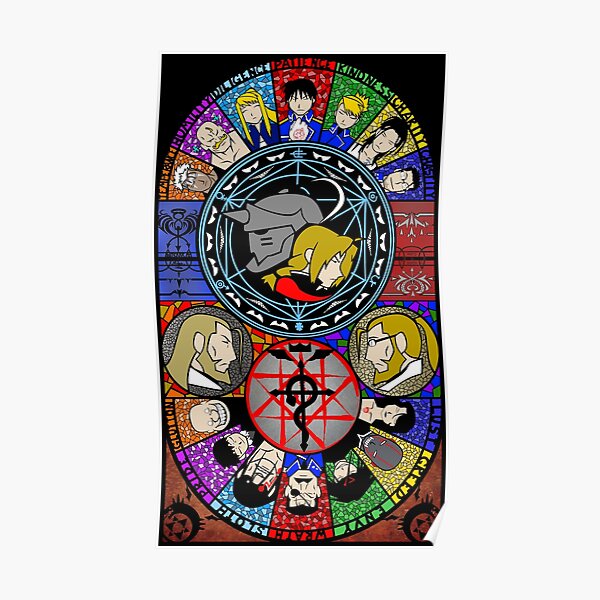 Fullmetal Alchemist Vitrail Poster