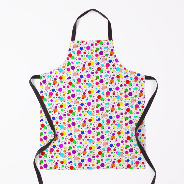 Item preview, Multi Size Rainbow Polka Dots, Choose Your Own Background, Large Sized Repeating Pattern designed and sold by Nicolette Olivier.