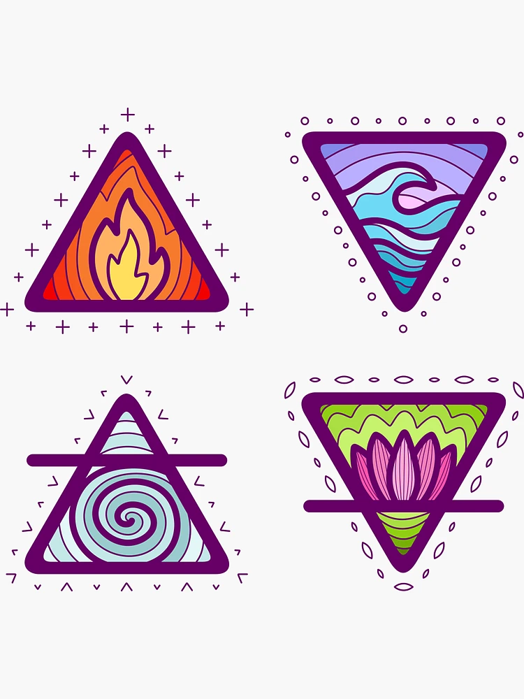 Natural elements  Elemental magic, Element symbols, Magic symbols