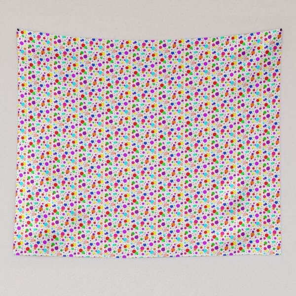 Item preview, Multi Size Rainbow Polka Dots, Choose Your Own Background, Small Sized Repeating Pattern designed and sold by Nicolette Olivier.