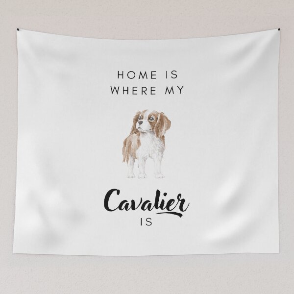 Item preview, Home is where my cavalier is designed and sold by LiliesValley.