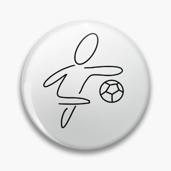 Item preview, Kick the ball (white) designed and sold by HoopyShop.