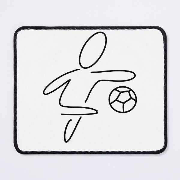Item preview, Kick the ball (white) designed and sold by HoopyShop.