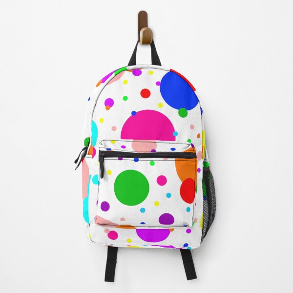 Item preview, Multi Size Rainbow Polka Dots, Choose Your Own Background, Large Sized Non-Repeating Image designed and sold by Nicolette Olivier.