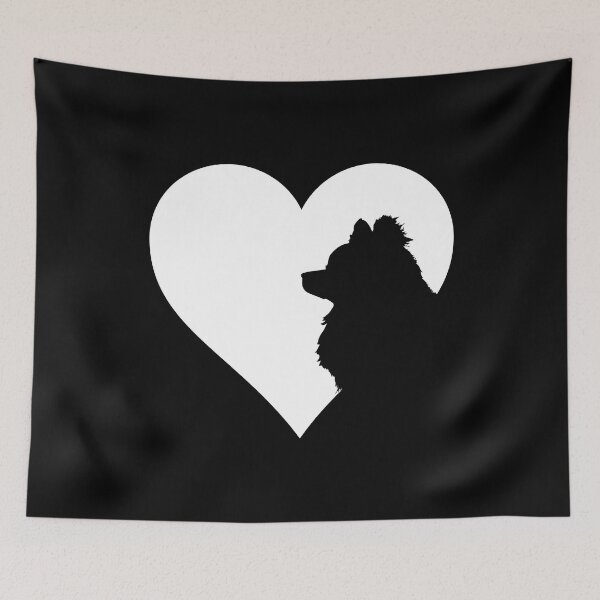 Item preview, The Heart of the Pomeranian Lover designed and sold by More Cute Dogs.