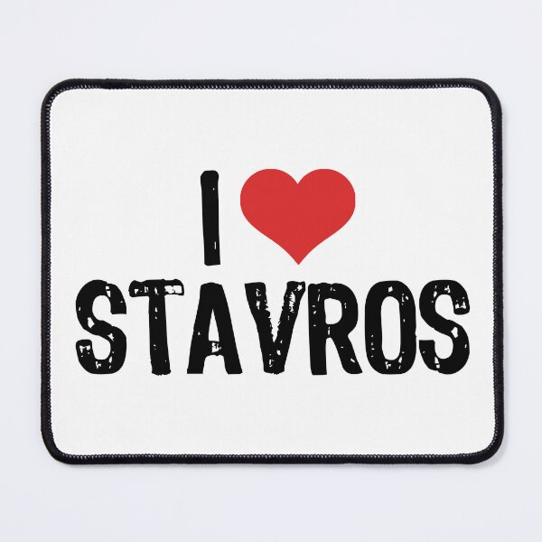 Item preview, I Love Stavros designed and sold by The "I Love Everything" Shop.