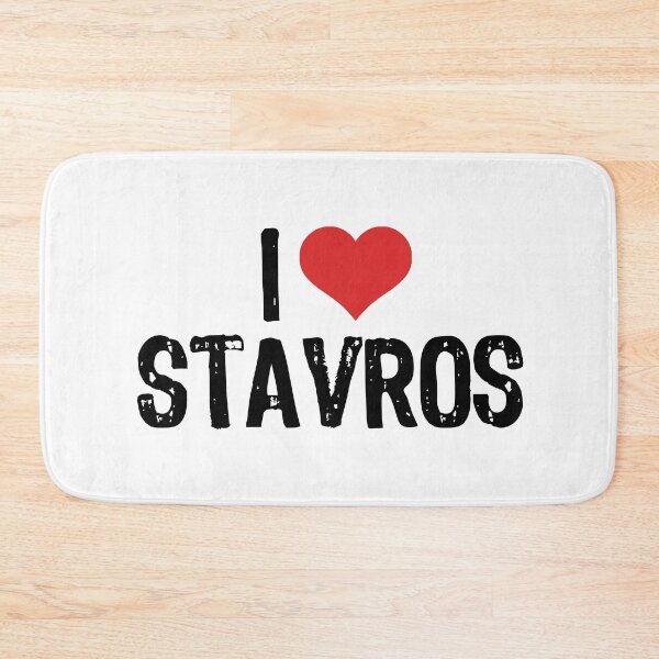 Item preview, I Love Stavros designed and sold by The "I Love Everything" Shop.