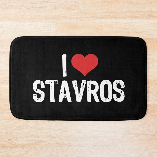 Item preview, I Love Stavros designed and sold by The "I Love Everything" Shop.