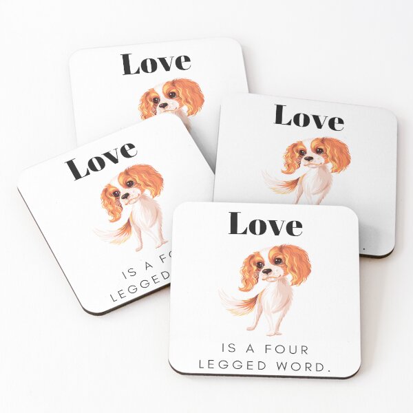 Item preview, Love cavalier dogs designed and sold by LiliesValley.