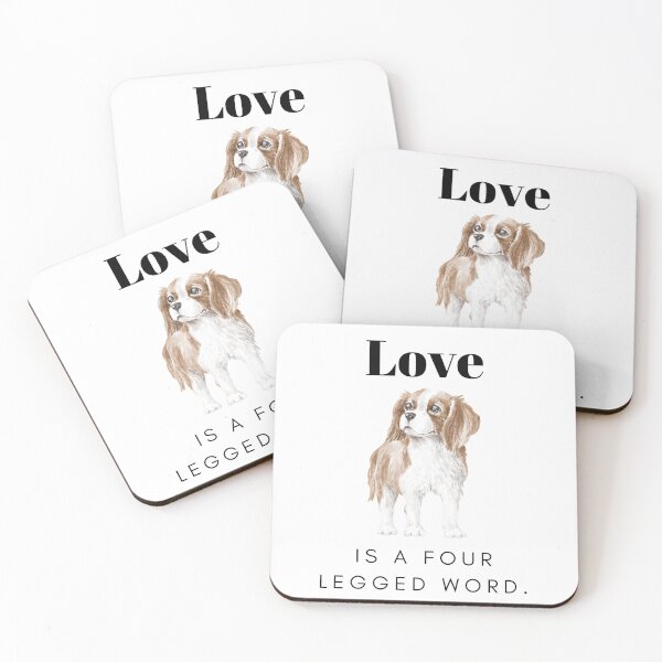 Item preview, Love cavalier dogs designed and sold by LiliesValley.