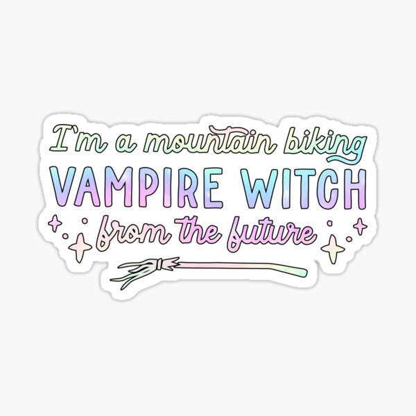 Vampire Witch Sticker