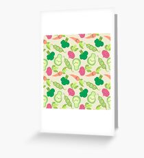 VEGETABLE PARTY! Greeting Card