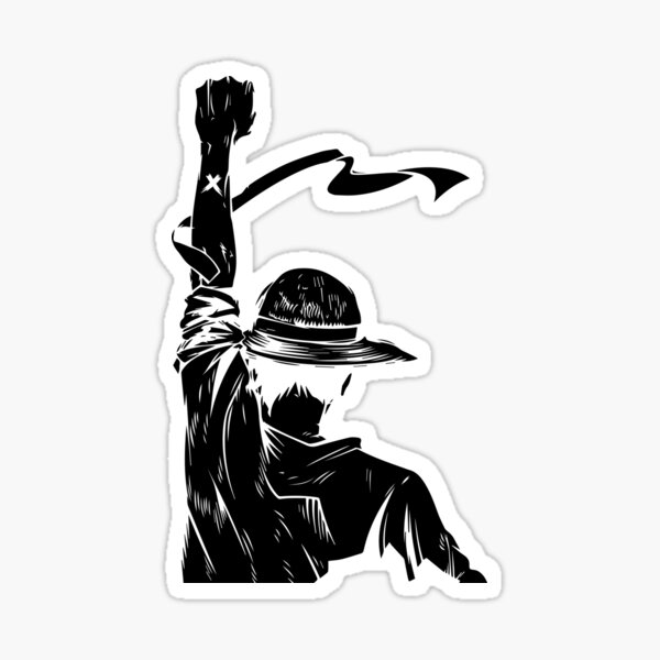 Monkey D. Luffy Sticker by DesignLO2