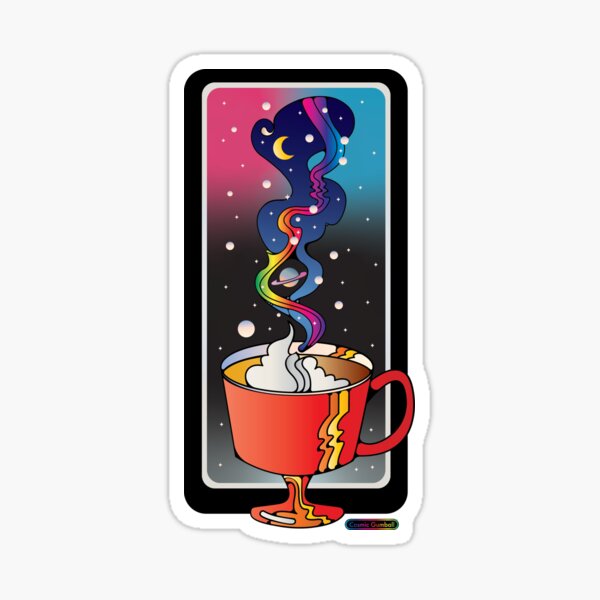 Cosmic Coffee Sticker