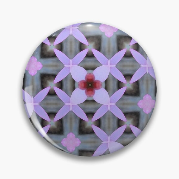 Aperçu de l'œuvre Motif géométrique floral féminin rouge et rose moderne | Hespérantha 1.16 créée et vendue par FRLF.